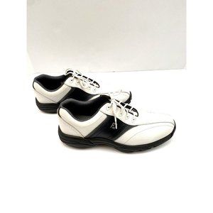 FJ Footjoy Greenjoys 45461K Men's Golf Shoes Size 9M White Black